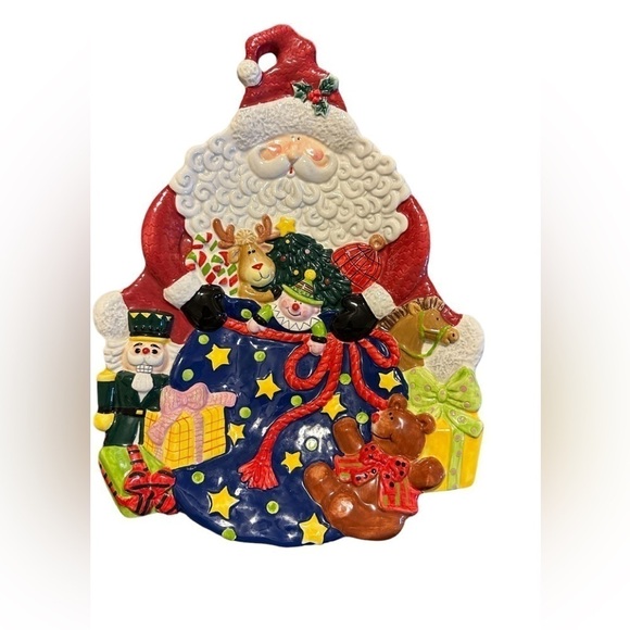 Holiday Christmas Platter Cookies Santa Nutcracker Elf’s Festive JCPenny Home - Picture 1 of 6